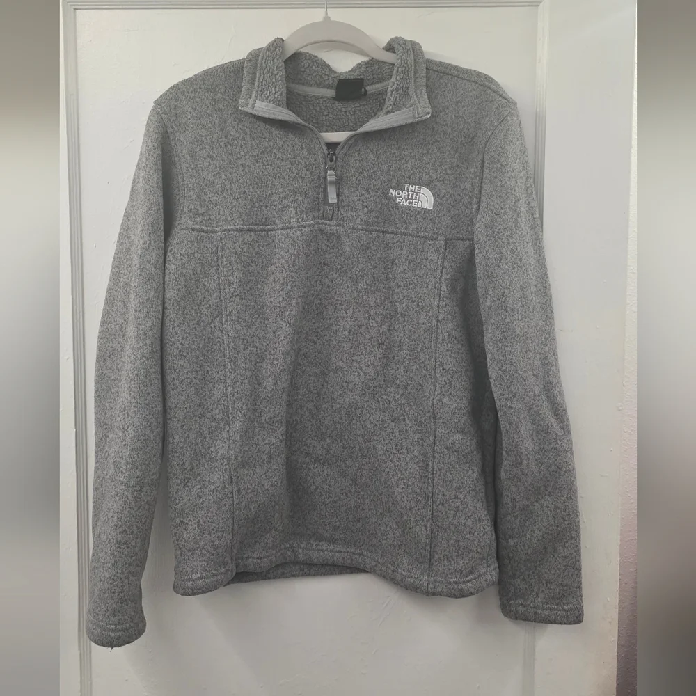 The North Face Gordon Lyons ¼ Zip Fleece Pullover Gray Men’s Small